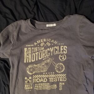 Full Tilt Gray Vintage Motorcycle Tee